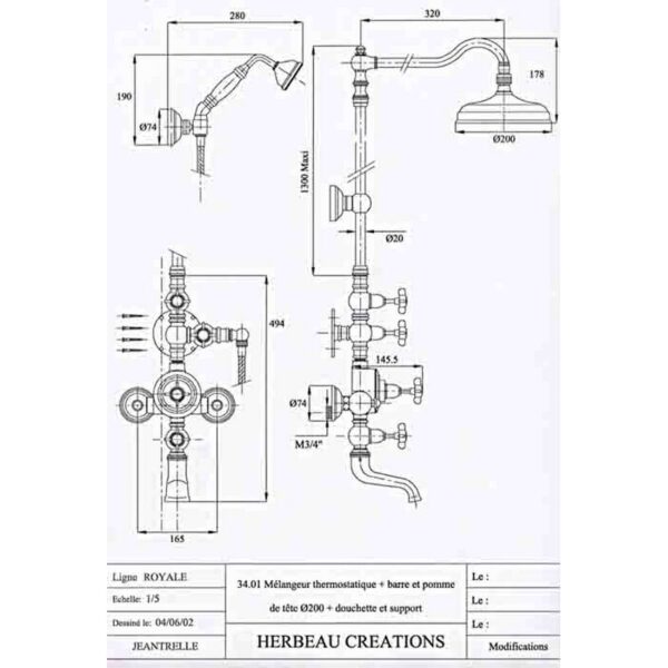 Royale duschset
