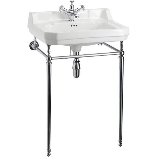 Burlington Edwardian tvättställ 61 cm på kromställning