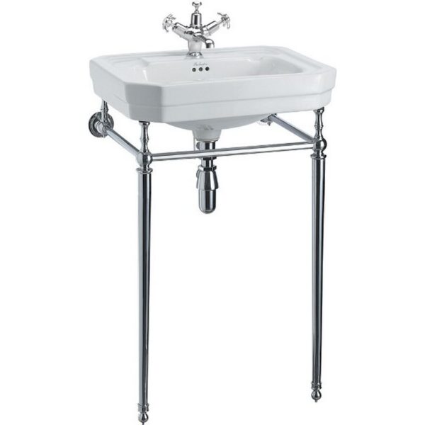 Burlington Victorian tvättställ 56 cm på kromställning