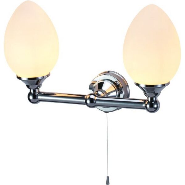 Burlington dubbel elliptisk lampa BUR-T53CHR