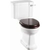 Burlington toalett med smal cistern