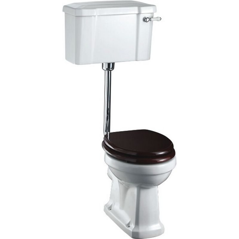 Burlington lågspolande toalett med bred cistern