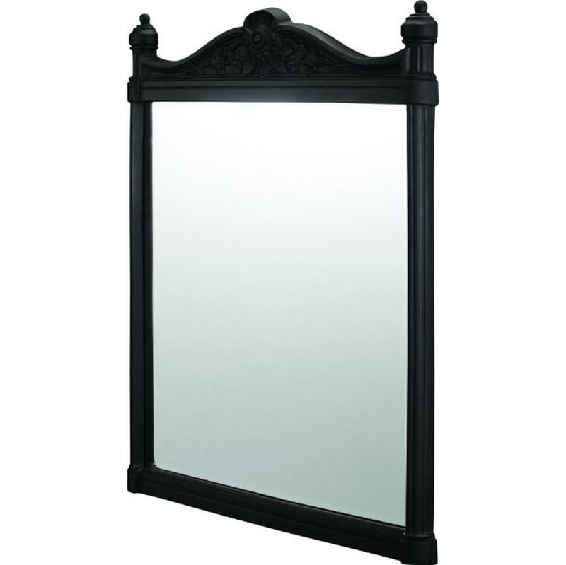 Georgian spegel svart, BUR-T47BLA