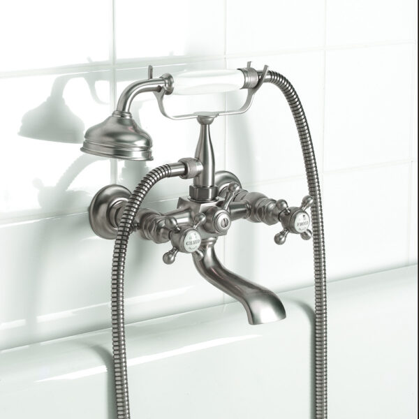 Eloise badkarsblandare 02.414, matt nickel