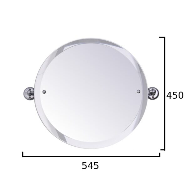 Haga rund spege 24221 ritning