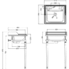 Burlington Classic tvättställ 50 cm