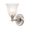 Truro/A badrumslampa blank nickel