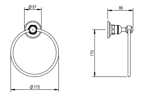 Horus handduksring 07.609