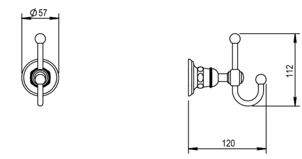 Horus handdukskrok 07.613 Horus handdukskrok 07.613