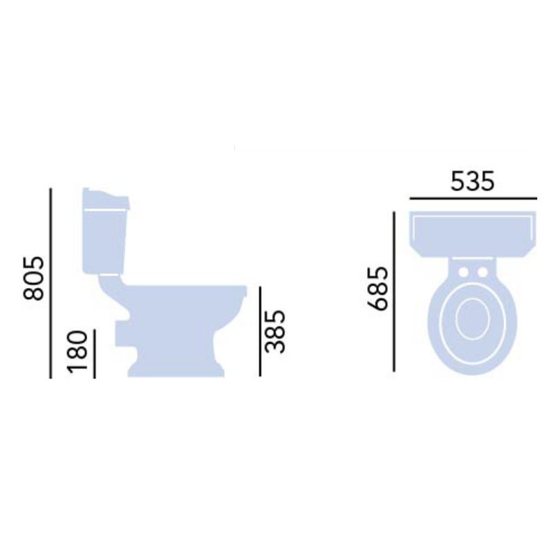 Granley PGR01CS normalhög toalett
