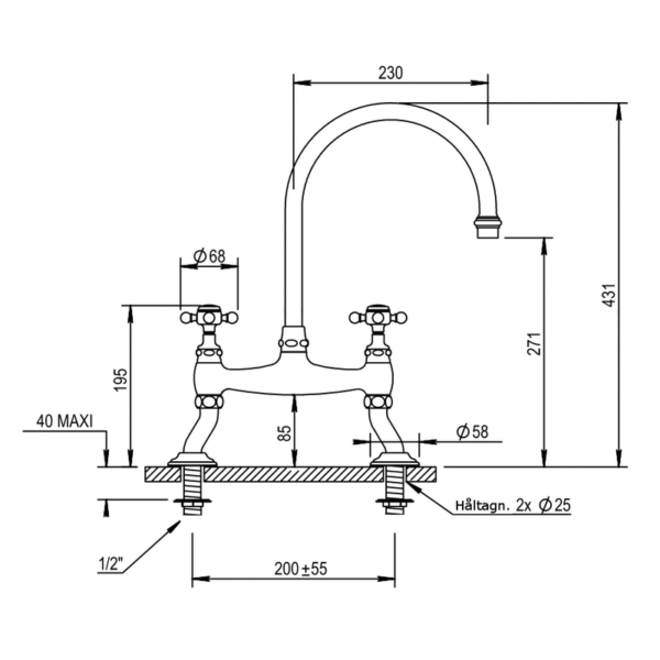 Köksblandare 01.141 / 19.141