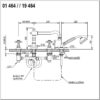 Badkarsblandare 01.464 / 19.464