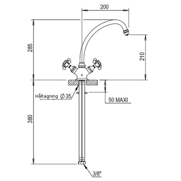 Eloise köksblandare 02.103