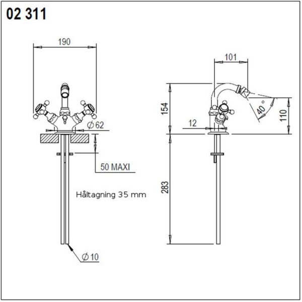 Eloise bidéblandare 02.311