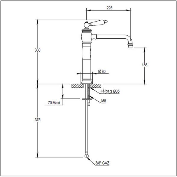 Eloise köksblandare 02.703