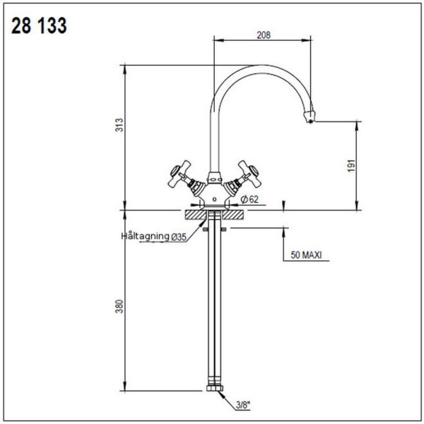 Coventry köksblandare 28.133