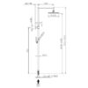 Maxima Square duschset