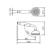 Classic duschhandtag 45200