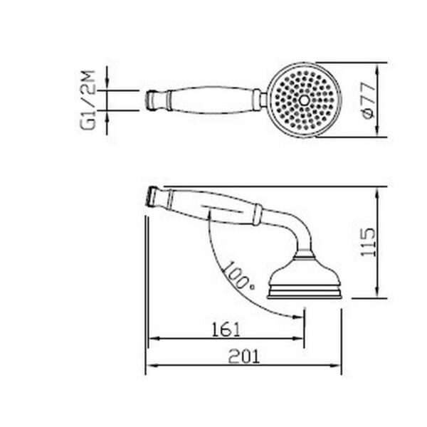 Classic duschhandtag 45200