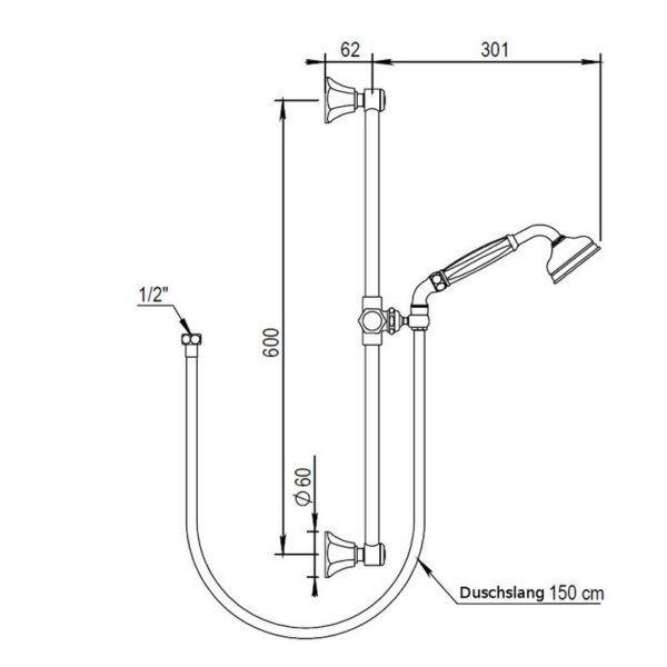 Ascott duschset 62.542 mått