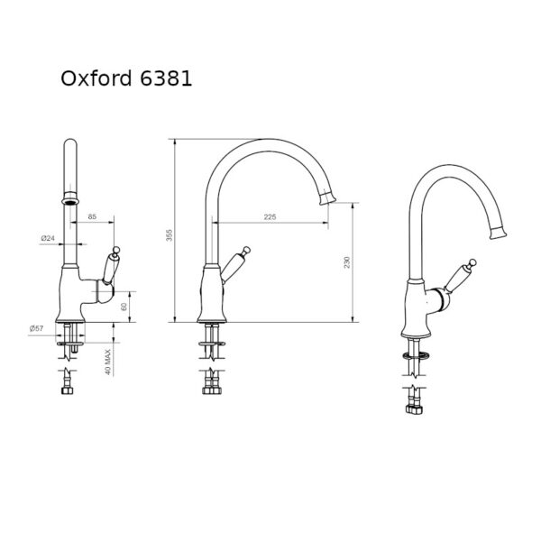 Oxford köksblandare 6381