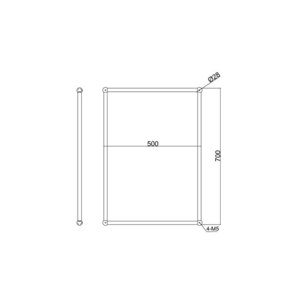 Burlington spegel BUR-A11CHR