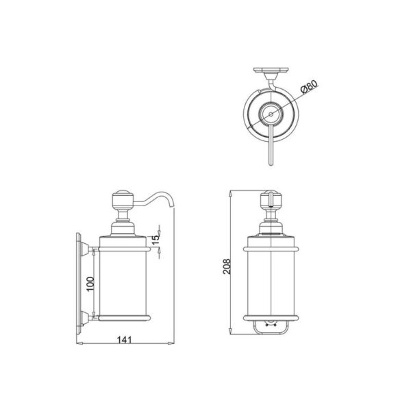 Burlington tvålpump BUR-A19CHR