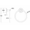 Burlington handduksring BUR-A3CHR