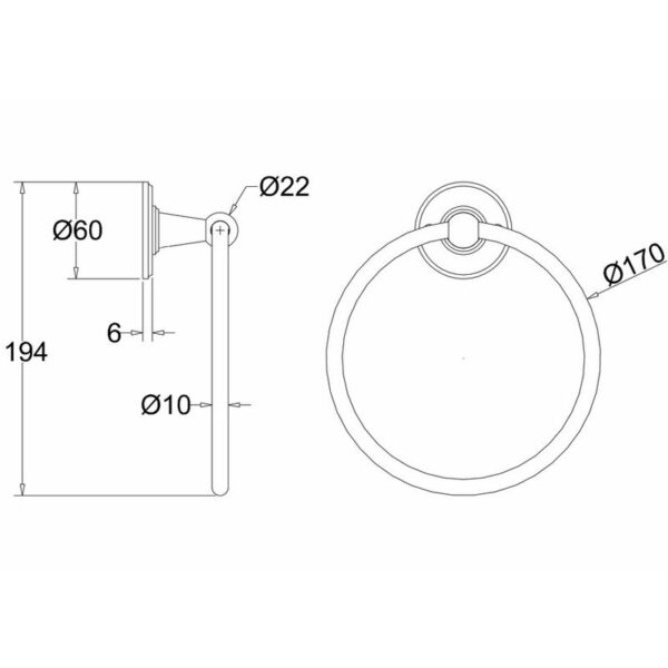 Burlington handduksring BUR-A3CHR