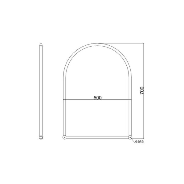 Burlington spegel BUR-A9CHR