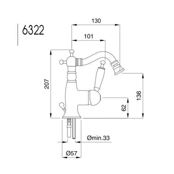 Oxford bidéblandare 6322 Oxford bidéblandare 6322