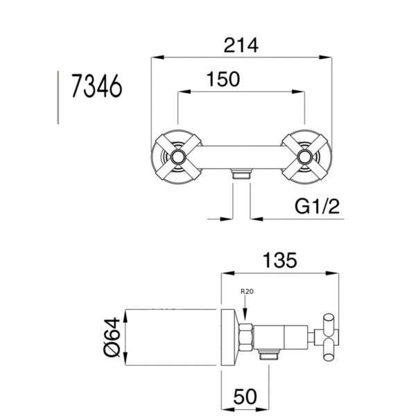 Rodos duschblandare 7346
