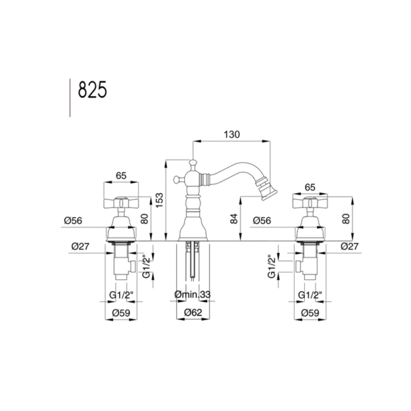 Princeton bidéblandare 825