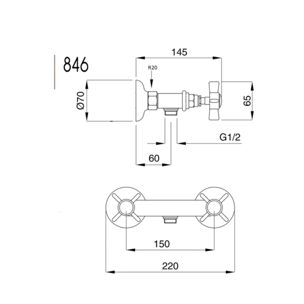 Princeton duschblandare 846 Princeton duschblandare 846