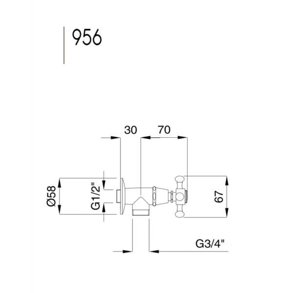 Lady tappkran 956 mått