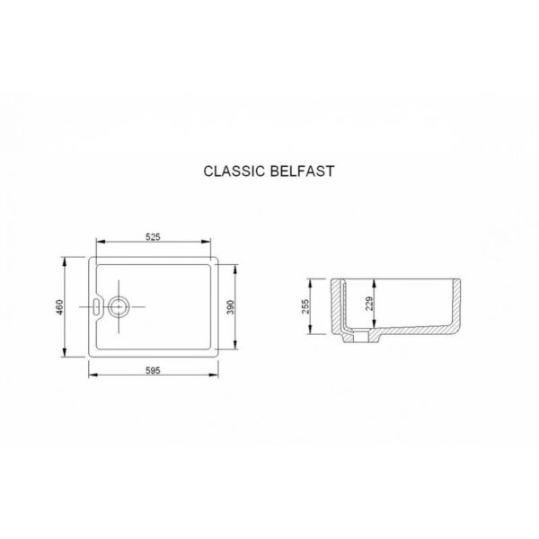 Shaws Classic Belfast porslinsho Shaws Classic Belfast porslinsho