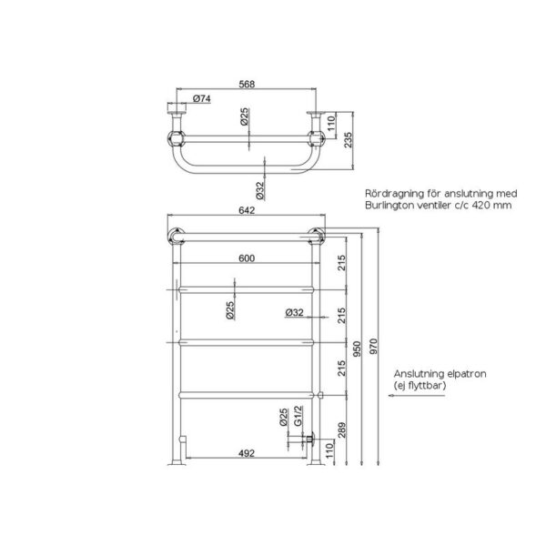 Berkeley handdukstork BUR-R4CHR Berkeley handdukstork BUR-R4CHR