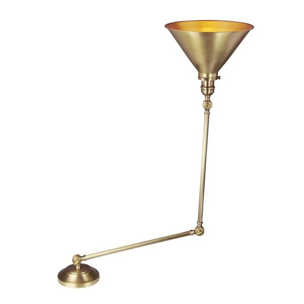 Provence girafflampa brons