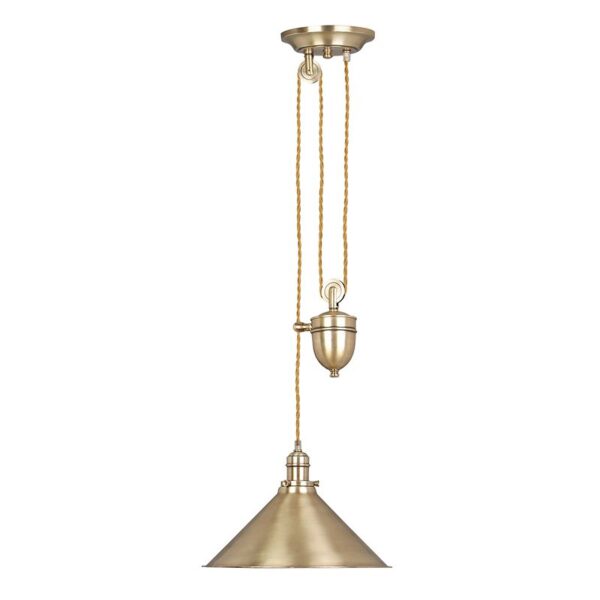 Provence taklampa brons