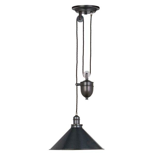 Provence taklampa mörkbrons