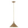 Provence taklampa brons
