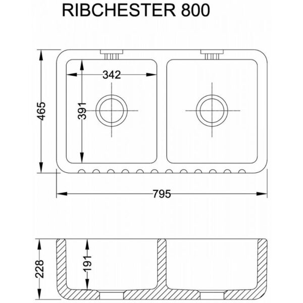 Shaws Ribchester 800 porslinho Shaws Ribchester 800 porslinho