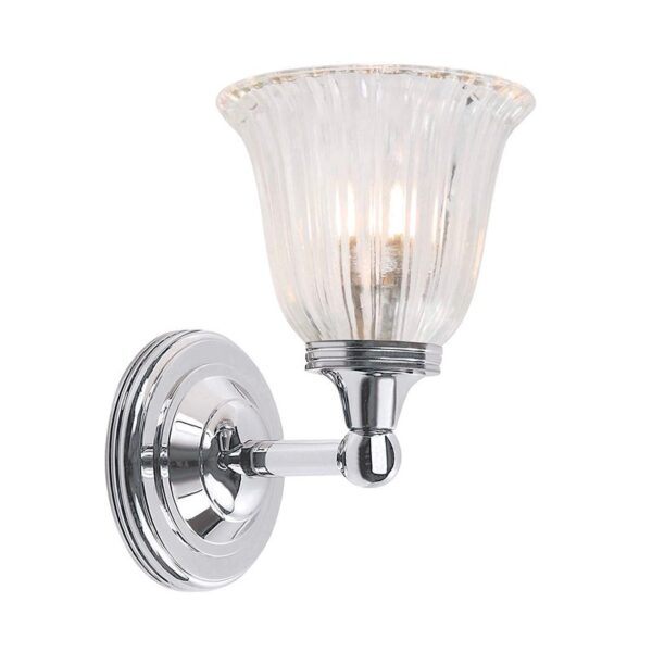 Truro badrumslampa krom