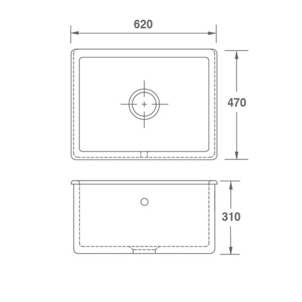 Whitehall 600 diskho mått