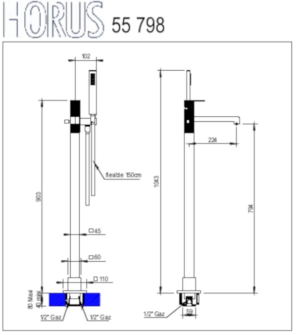 Myriad 55.798 mått Myriad 55.798 mått