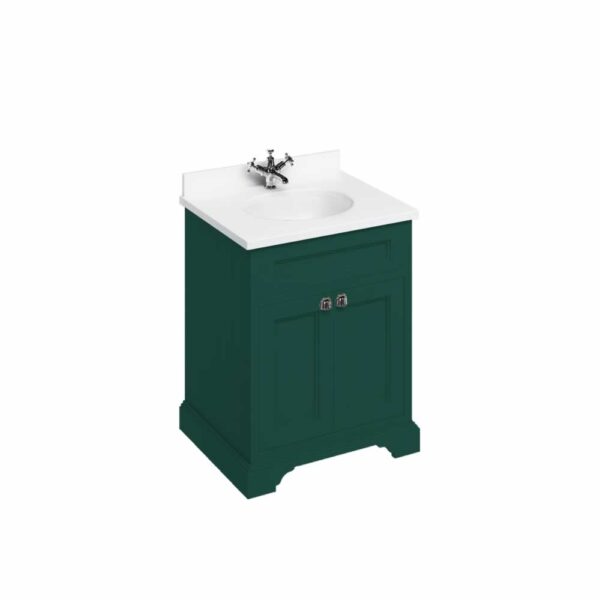 Burlington grön 65 cm kommod med vit Minerva