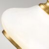 Frogmore badrumslampa, borstat brons