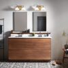 Frogmore badrumslampa, borstat brons Frogmore badrumslampa, borstat brons