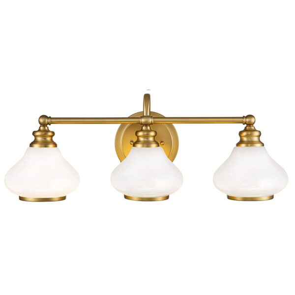 Frogmore badrumslampa, borstat brons