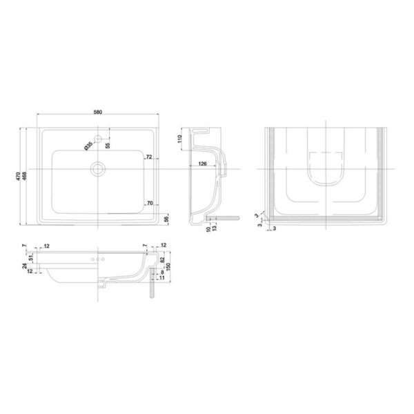 RIV1TH med piedestal mått
